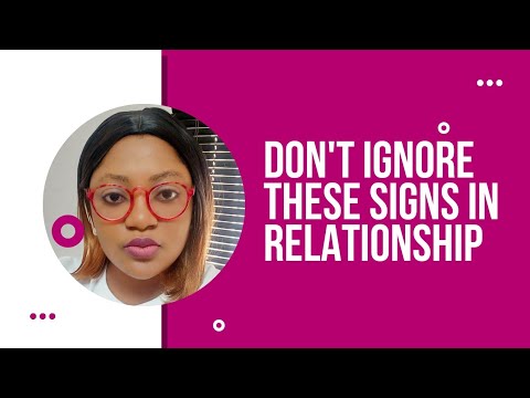 3 signs you should NEVER ignore in a relationship. #Love #Dating #Relationship