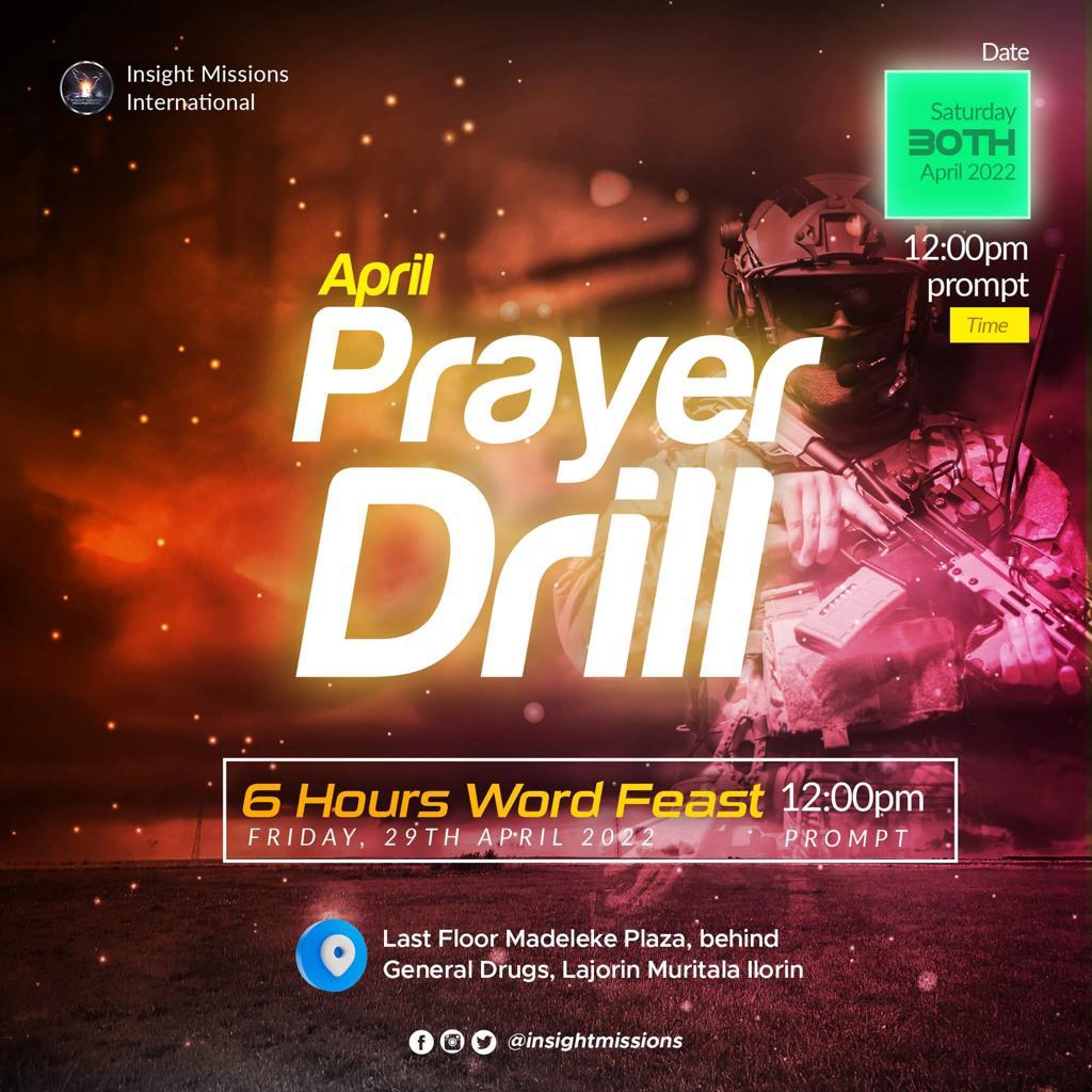 April Prayer Drill